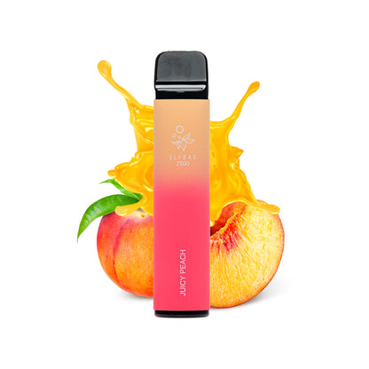 ELFBAR 2500 Juicy Peach 2% Nicotine | Disposable Vape