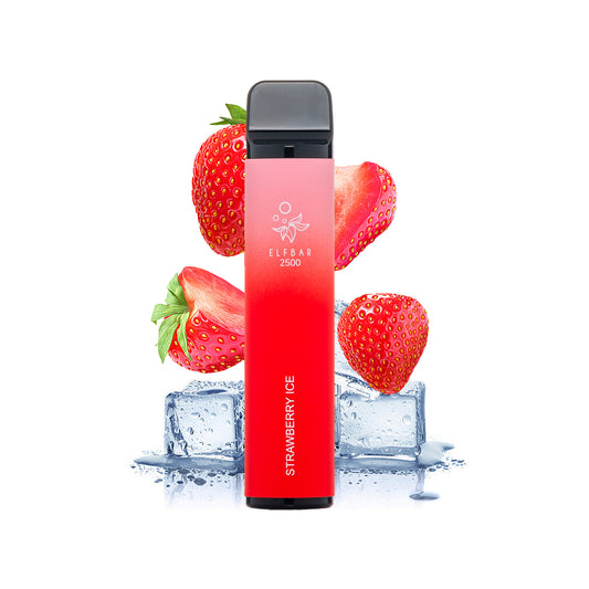 ELFBAR 2500 Strawberry Ice 2% Nicotine | Disposable Vape