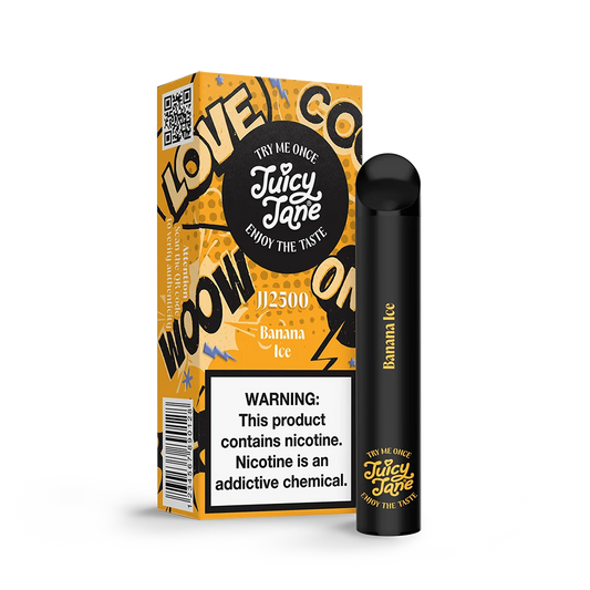 Juicy Jane 2500 Banana Ice 2% Nicotine | Disposable Vape